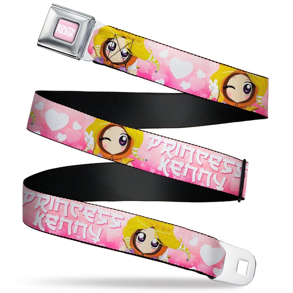 8128 Comedy Central Belt, Seatbelt Buckle Belt, South Park Princess Kenny
